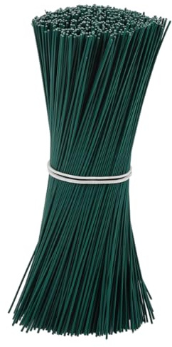 Hemobllo 1000 Piezas Alambre de Atar para Plantas Jardinería y Organización de Cables Bridas Trenzadas Reutilizables Bridas para Cables