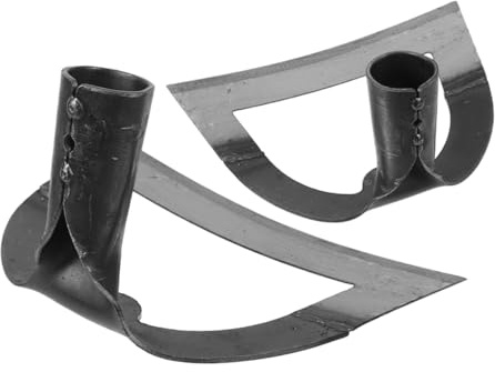 Toddmomy 2pièces Houe Creuse pour Jardin Outil De Jardinage à Main Ameublir Le Enlever Coupe-Bordures Tranchant Désherbeur