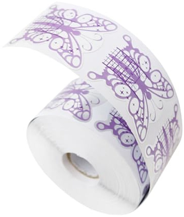 ARTSEWPLY Nail Forms Papier Guide pour Extension Ongles Accessoires de Manucure Pratiques pour Usage Salon et Débutants