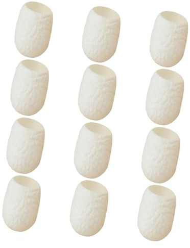 LALADEFIEE 30 piezas Bolas de Seda Natural para Limpieza Facial Exfoliantes y Removedoras de Puntos Negros para Cuidado Profundo de Piel Grasa y Sensible