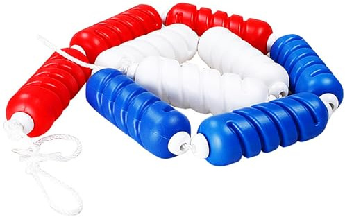 Kit di separazione di sicurezza per piscine interrate, galleggianti Bers con corde e galleggianti, boe per piscina, 3 m/linea galleggiante e sistema Ber