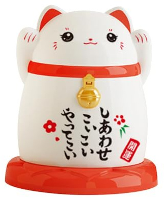 WNDUOKXH Porta-stuzzicadenti, contenitore per stuzzicadenti, contenitore affidabile con decorazione per la casa in Cina, porta-stuzzicadenti, non può contenere stuzzicadenti, Bianco, 6.6x7.7 cm