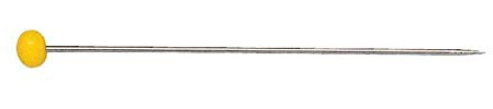 Prym 029116 Glaskopfnadeln, 0,80 x 48mm, bunt, 300g