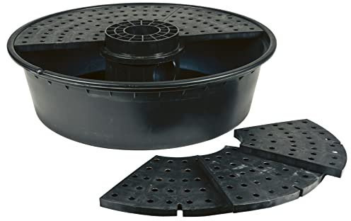 Little Giant DFB36 36-Inch Disappearing Water Fountain Basin, Supports Up to 2,000 lbs., Black, 566517