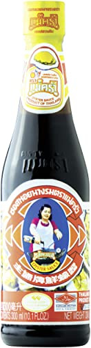 Maekrua Salsa di Ostriche Tailandese - 300 ml, Halal | Autentica salsa umami dalla Thailandia, densa e versatile per wok, marinature e glasse di carne, verdure e noodles asiatici