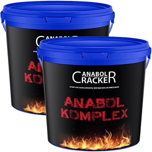 2X Anabol Komplex, Whey Protein Shake, Vanille und Banane, 2270g pro Eimer, Eiweißpulver Glutamin Molke