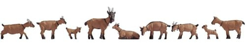 NOCH - 15752 - vía H0 - Cabras - Multicolor