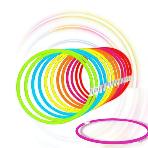 Glow Fever Glow Sticks Bulk 100ct 22'' Glow Necklaces with Connectors, Neon Light Sticks for Party Festivals Raves Concert Birthday Wedding, Multicolor