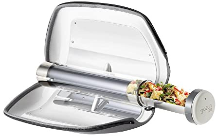 GoSun Go - Fornello a energia solare, portatile, per alimenti, 0,9 l, ideale per campeggio o hiking, argento