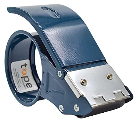 WOD Excell ET-266 Heavy Duty Metal Frame Filament Strapping Tape Dispenser: Fits 2 inch Wide, Blue