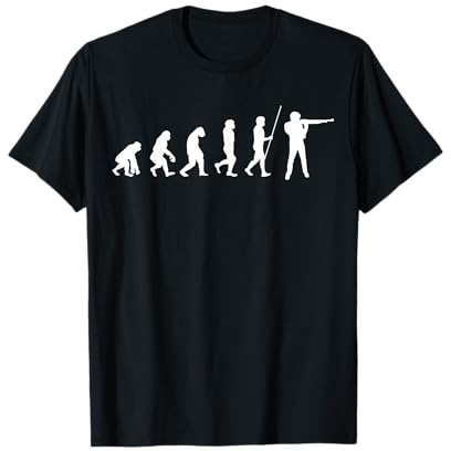 Evolution Schießsport | Sportschützen Gewehr Sport cooles T-Shirt