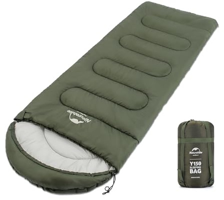 Naturehike Sleeping Bag for Adult, Combine Double Sleeping Bag, Oversized 220×85cm, L and R,3 Season, Ultralight Lightweight Compact with Compression Bag