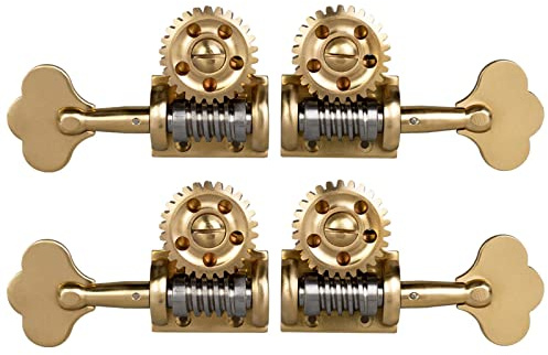 Violine Ersatzteile Tuning Pegs Tuner Set Dual Tuner Platte/Single Tuner/Deutsch Style Bass Tuner Bass Machine Head (Color : Small)