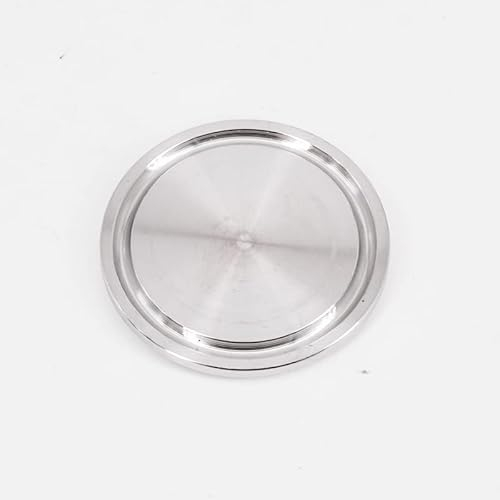 MOZTO 1 Stück Tri-Clamp-Ferrulenkappe, 0,5 0,75 1 1,5 2 2,5 3 3,5 4 4,5 5 6 Tri-Clamp SUS 304 Edelstahl Sanitär TC Blindabdeckung Endkappe Hausgebrauter Wein (Size : 25mm)
