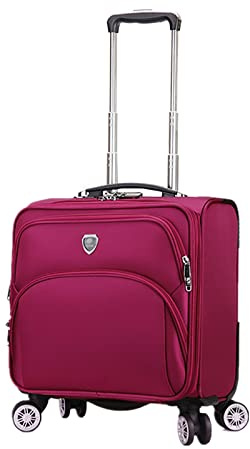 GOTYKE Laptoptasche auf Rädern Business Laptop Rollkoffer - Großer Stauraum - 4 Räder Laptop Rollkoffer Business Koffer Handgepäck Pilotenkoffer Rollwagen (Farbe: C)