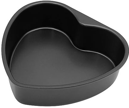 Saihisday Stampo per torte a forma di cuore da 15,2 cm, in alluminio, per cucina, matrimoni, feste, occasioni familiari, compleanni e San Valentino