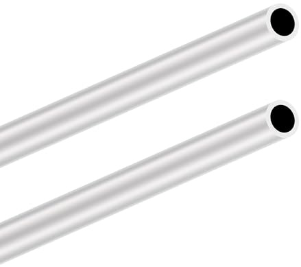 LAVMHAB 6063 Aluminum Tube 18mm OD x 2.0mm Wall Thickness 300mm Length, Aluminum Round Tubing Seamless Straight Pipes (2pcs)