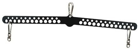 harayaa LAT Pull Down T Bar Pull Down Bar Back Shoulders Muscle Exerciser Cable Machine Attachments Spreader Bar for Gym Squat Rack, 77cm