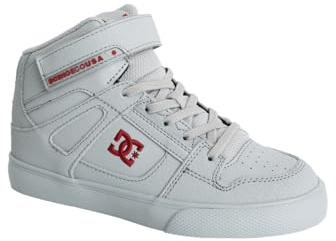 DC-skor pojkar rena high-top Ev sneakers, Grå röd, 35 EU