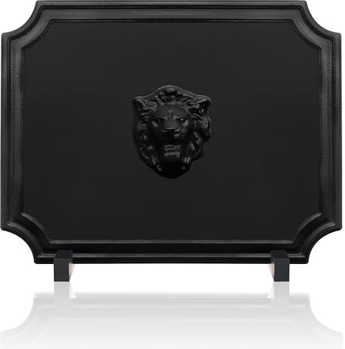 SIMOND STORE - Dos de cheminée pour cheminée – 50,8 cm (l) x 40,6 cm (H) – Dos de cheminée pour réflexion de la chaleur – Plaque arrière de cheminée en fonte pour protection murale et décoration