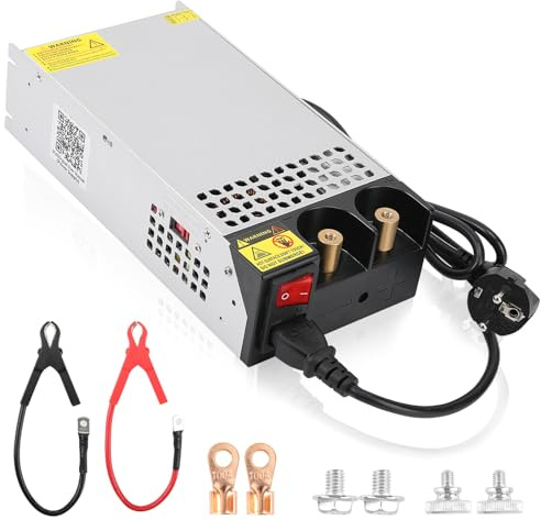 VIXKPIRR CC 12V 83,3A 1000W Fuente de Alimentación Transformador 220V a 12V | Fuente Alimentación 83,3A 1000W, Alimentador Convertidor CA a CC 12V para LED Lámpara, Bombas, Cámaras CCTV e Impresoras 3D