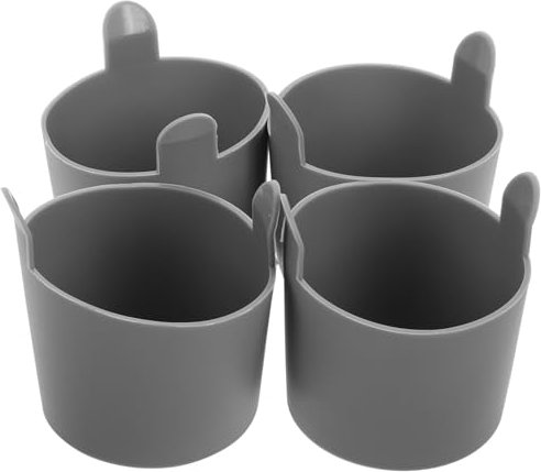 TOBBOMEY 4piezas Molde Para Huevos Cocidos De Silicona Reutilizable Antiadherente Para Freidora De Aire Microondas y Cocina Herramienta Para Moldear Huevos