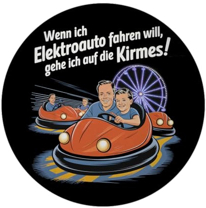 Elektroauto auf Kirmes Magnet mit Flaschenöffner KFZ-Humor Magnet mit Flaschenöffner für Autoliebhaber, lustige Dekoration