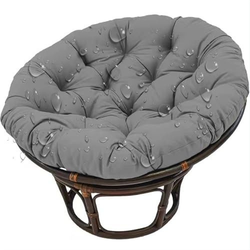 Hängesessel Kissen, Sitzkissen Kissen Wasserdicht, Polster für Papasansessel - rund Gartenstuhl Kissen, für Lesesessel und Rattansessel für Outdoor und Indoor Bodenkissen Kissen,No05,120*120cm