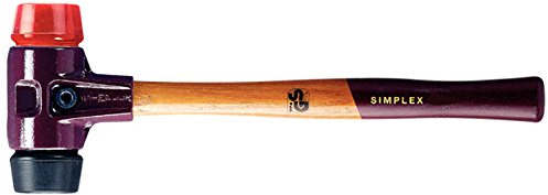 Halder 2310469 Schonhammer Simplex aus Hartgummi/Plastik, 30 mm