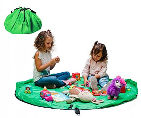 Kinder Spielteppich - Spielmatte Kinder - Matte - Aufbewahrungstasche XXL - Kinder Tasche - Spielmatte Faltbar - Spielzeugaufbewahrung Für Kinder - Spielzeug Organizer - Kinder Matte - Storage Bag