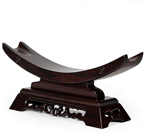 RISEDJ Schwertständer Massivholz Schwert Display Katana Ständer Halter Crescent Shape für General Swords-L