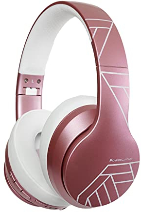 PowerLocus Casque Bluetooth sans Fil, P6 Casque Audio Bluetooth Hi-FI Stéréo avec 40Heures, Casque sans Fil et Filaire avec Micro Intégré, Assistant Vocal intégré pour iPhone,Samsung,iPad,Tablette,PC