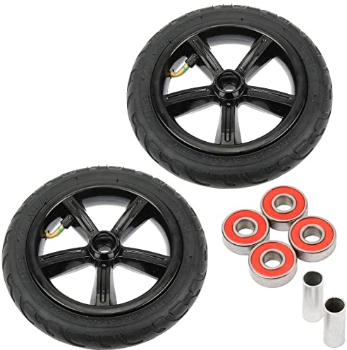 Lot de 2 funtomia Big Wheel 200 mm Scooter Air pneumatique – Set avec roulements à bille + Spacer Mach1 – Rouleaux de rechange