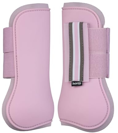 HORZE Pferde Gamaschen Adepto, 2er Set, Rosa, P