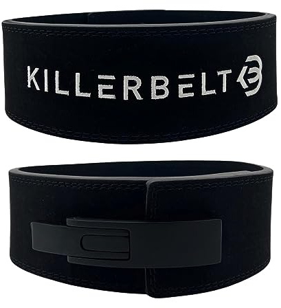 KillerBelt 10/13mm Premium - Gewichthebergürtel mit unzerbrechlicher Schnalle, Powerlifting-gewichthebergürtel herren für schweres Powerlifting, Hochleistungs-Schnellverschluss Gürtel für das Fitness