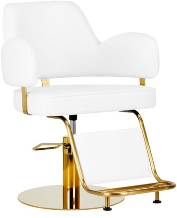 ACTIVESHOP FRISEURSTUHL GABBIANO LINZ NQ, Weiss-Gold