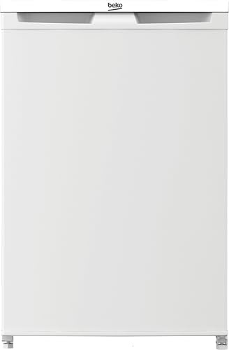 Beko 128 Litre Freestanding Larder Fridge | Under Counter Style | Fresh Salad Crisper | LED Interior Light | Reversible Door Opening | Auto Defrost System | Compact Build H84 x W54 x D59 cm