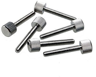 Inserts filetés for le bois, vis à oreilles M3 x 14 mm, type simple métrique (diamètre du filetage 3,0 mm) à tête moletée