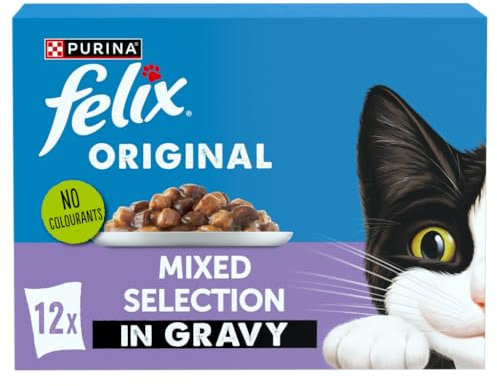 Felix Original Mixed Selection in Gravy Wet Cat Food 12x85g