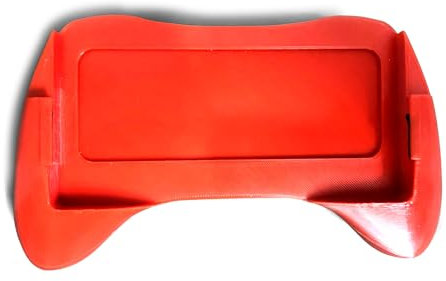 Customized for 3DS Extra Nonslip Gaming Handle Hand Grips Red Color, Compatible with for Nintendo 3DS Old Small Handheld Game Console, Comfortable Sweat-Proof Prosthetic Holder Accessories