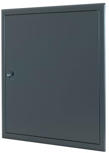 MW multi werkzeug Revisionstür 400 x 400 mm Vierkantschloss Stahl verzinkt anthrazitgrau RAL 7016 pulverbeschichtet 40 x 40 cm