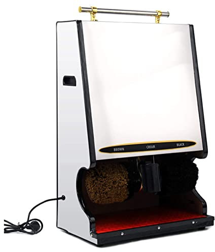Cireuse à Chaussures à Induction Automatique, kit de Brosse de Nettoyage de Polissage Automatique de Chaussures, polisseuse Multi-brosses adaptée au Centre de Vente du Hall d'entrée de l'hôtel