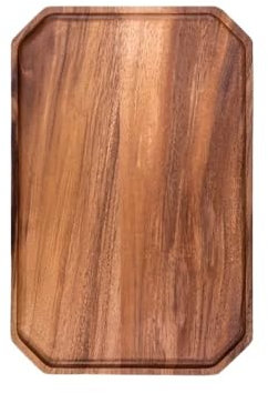 Multifunktionaler Brotteller aus Holz, Snackteller, Obstteller, Party-Organisation, Essentials, leicht zu reinigen, geeignet for Familienbuffet, unterhaltsames Essen, ordentlich angeordnet, spart Stau