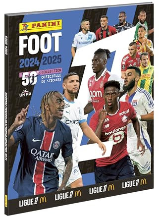 PANINI Foot 2024-2025 Ligue 1 McDonald's Album Hard Cover