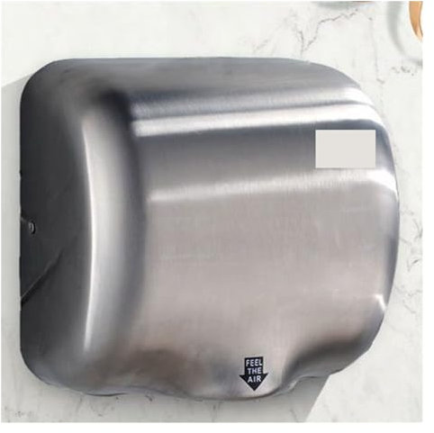 MYUYEE Asciugamani Elettrico in Acciaio Inox Asciugamani Elettrico a Getto Asciugamani Elettrico Completamente Automatico Asciugatura Rapida delle Mani a induzione per,Spazzolato-1