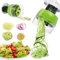 4 in 1 Spiralizer for Vegetables - Adjustable Vegetable Slicer - Zucchini Courgette Spiralizer Noodles Spaghetti Maker - Veggie Carrot Cucumber Slicer Spiral Cutter - Kitchen Tools & Gadgets