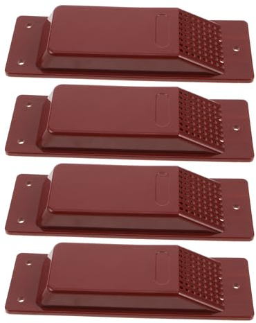 Gadpiparty 4 Piezas Ventilación para Contenedores con Cubierta Persiana Resistente la Intemperie Protección contra Polvo y Flujo de Aire Pasivo para Cajas de Almacenamiento y Edificios