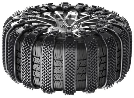 Chaînes À Neige,Antidérapant 10 Pièces Protection De Pneu Ajustable | Chaînes à Neige pour Camion - Pour Glace Hiver Randonnée Remorque Tout-Terrain Pelouse Pêche