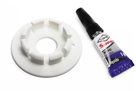 Ricreo Kit de reparación de válvula dentada compatible con Netatmo Cabezal termostático inteligente – Repuesto para reparar válvula termostática Smart – Accesorio calefactor – Incluye pegamento