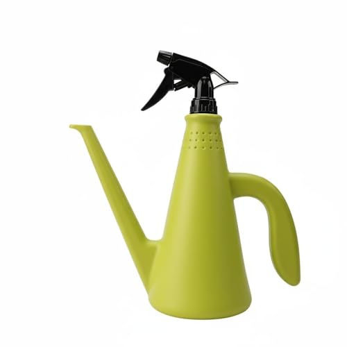 predolo Annaffiatoio con Spruzzatore, Leggero Spruzzino e Innaffiatoio 2 in 1, Robusta Plastica Bottiglia, Annaffiatoio per Bonsai da Interno, Spray per Irrigazione per Ufficio, Verde